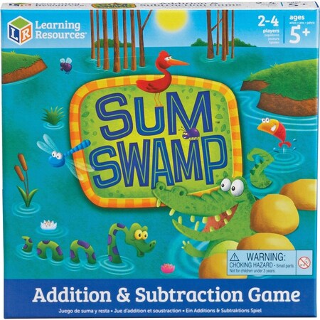 Learning Resources Addition/Subtraction Game, 17"x12", Multi PK LRNLER5052